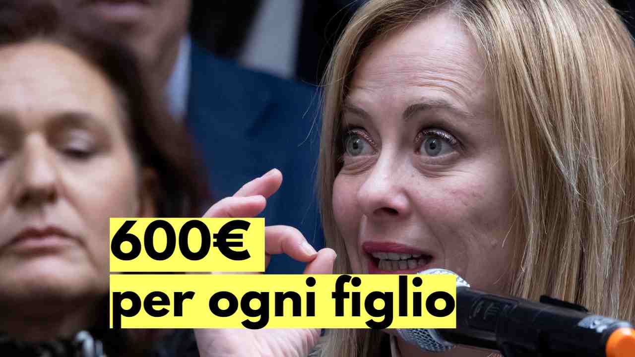 Bonus figli 600 euro