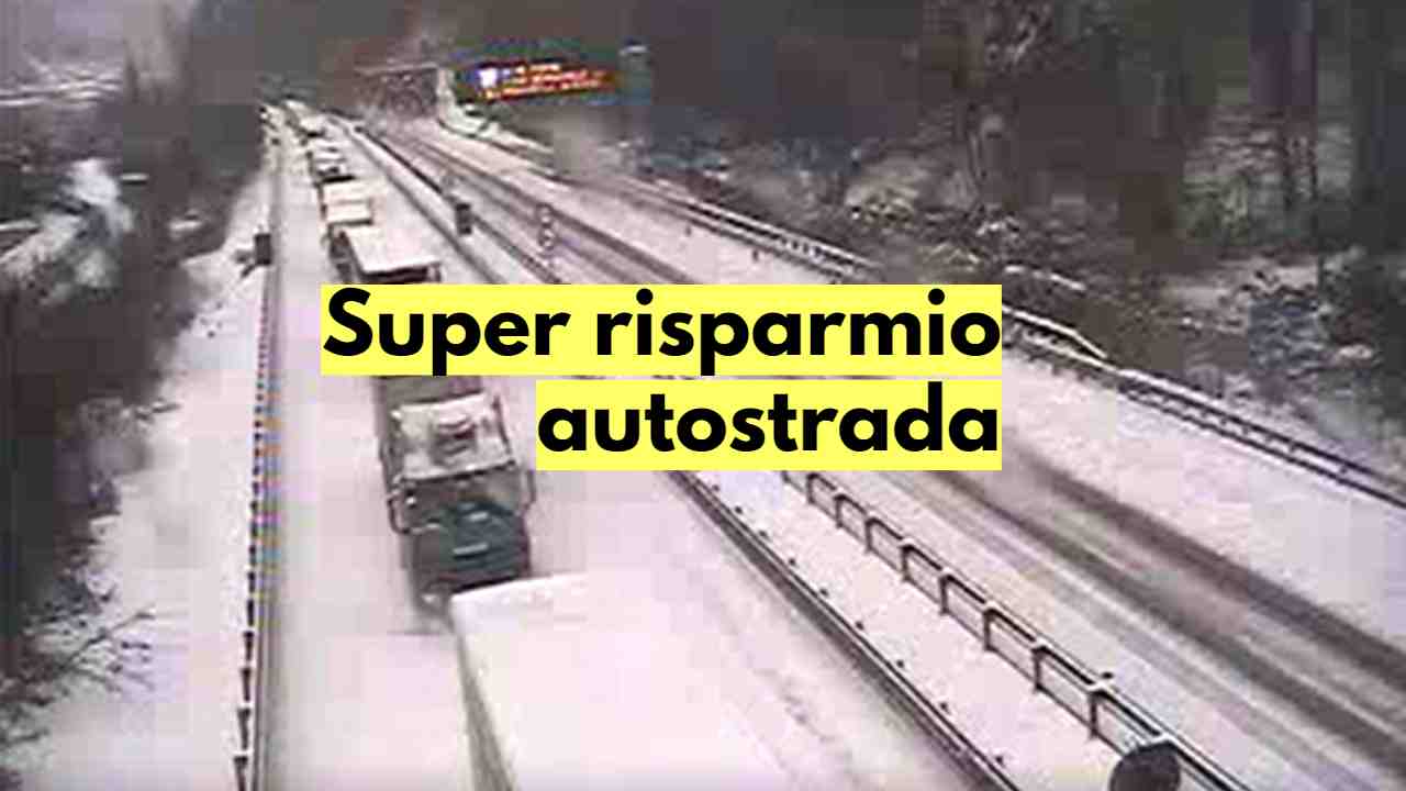 Risparmio autostrada