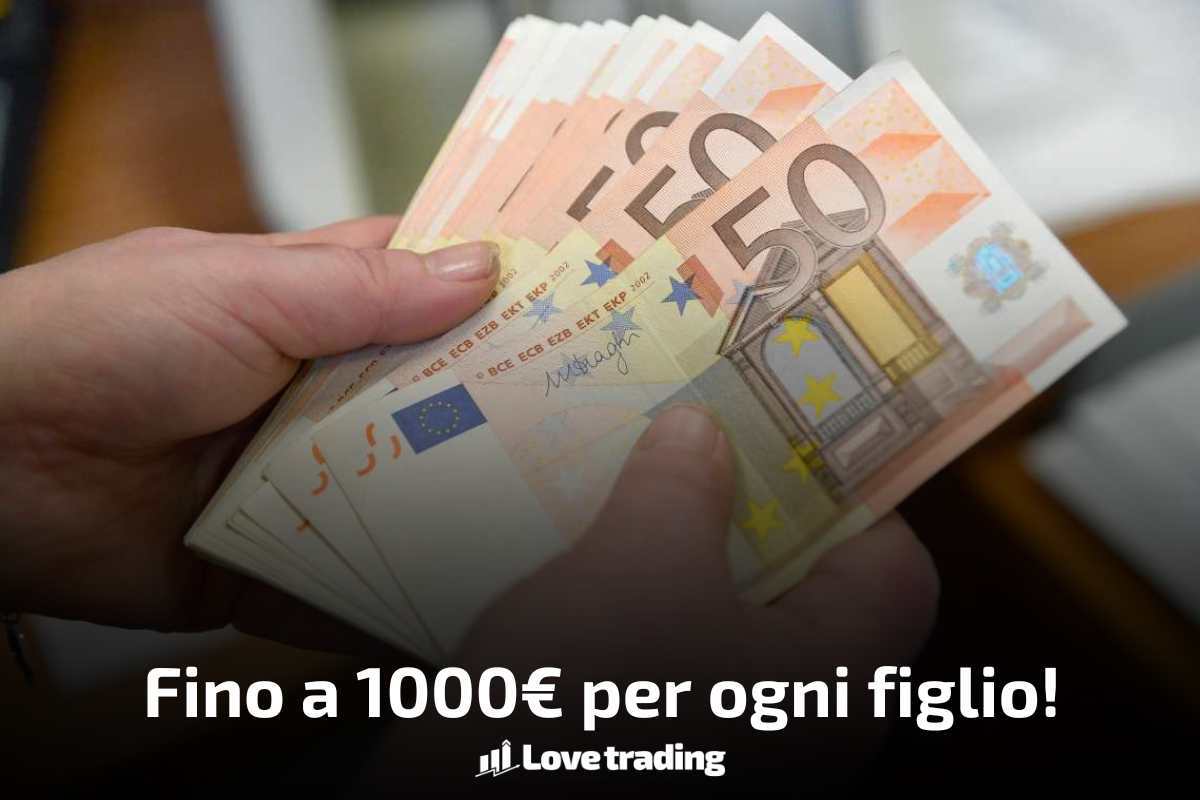 Per i figli arrivano da 500 a 1000€ di bonus ma una volta sola, come fare