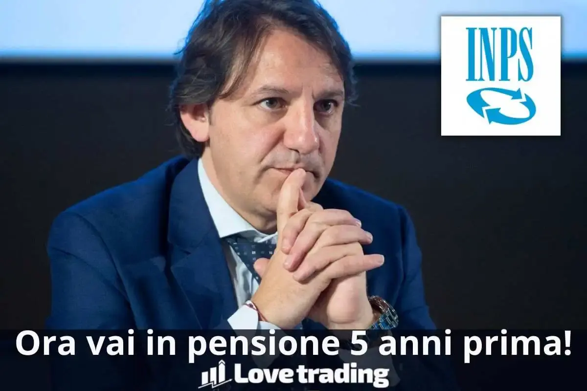 In pensione con 5 anni di anticipo