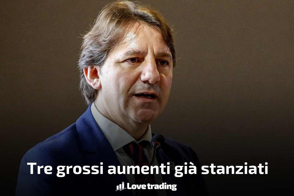 Tre aumenti pensioni già stanziati