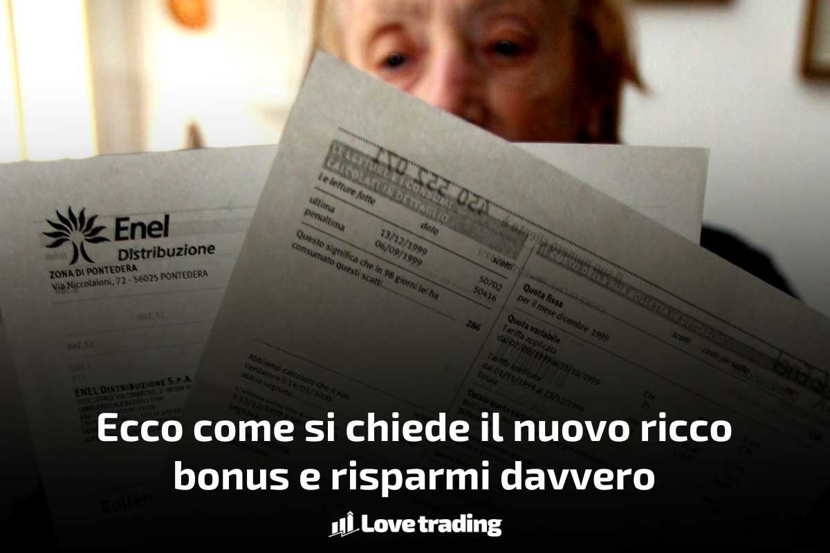 Nuovo bonus bolletta