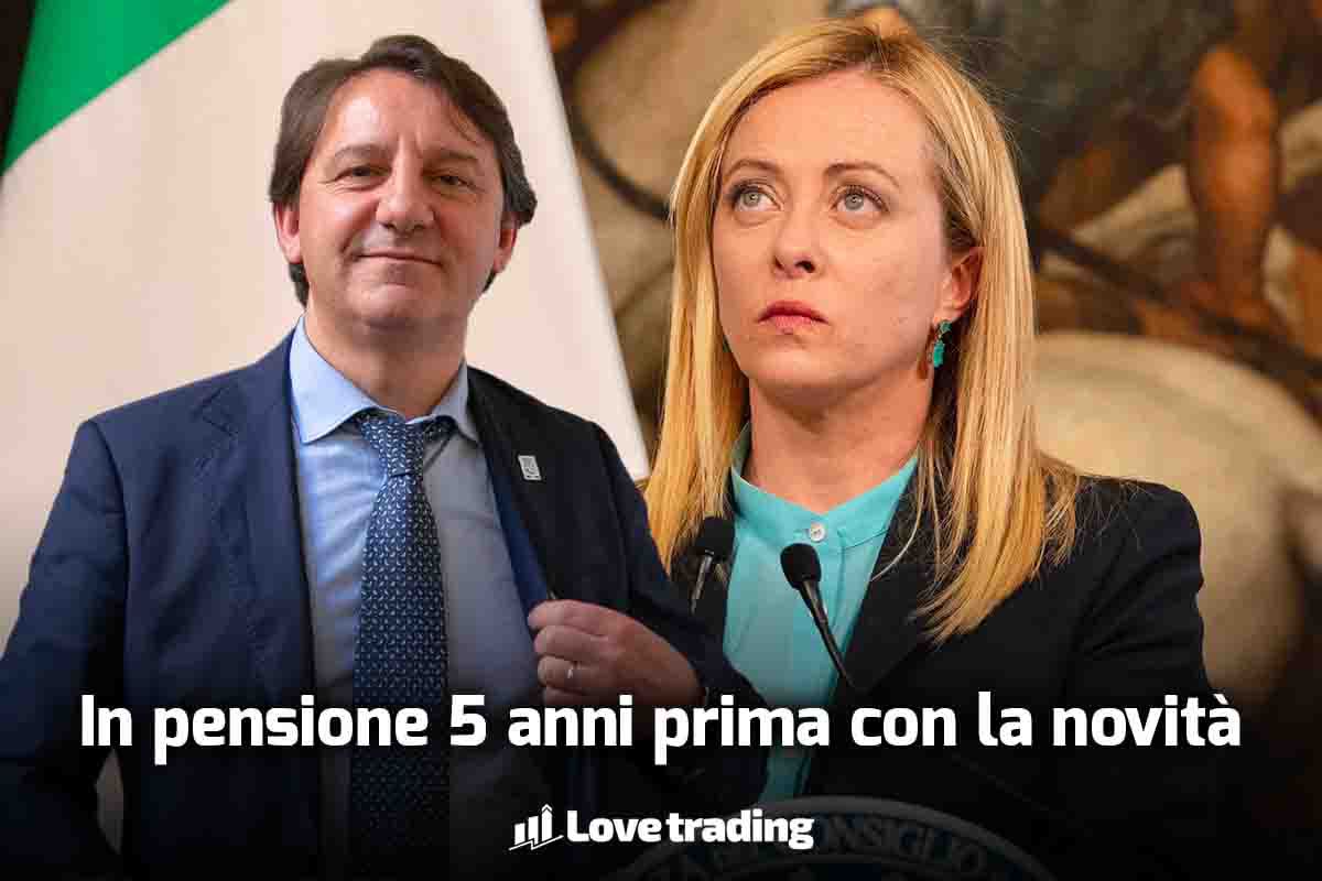 In pensione con 5 anni di anticipo