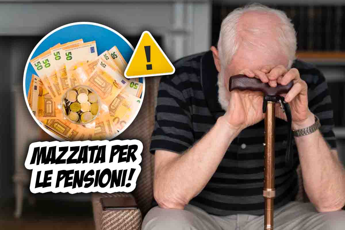 Mazzata pensioni